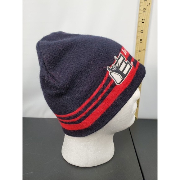 Vintage‎ 90s NASCAR Racing Dale Earnhardt Beanie Cap Unisex Black Red Acrylic - Picture 7 of 12